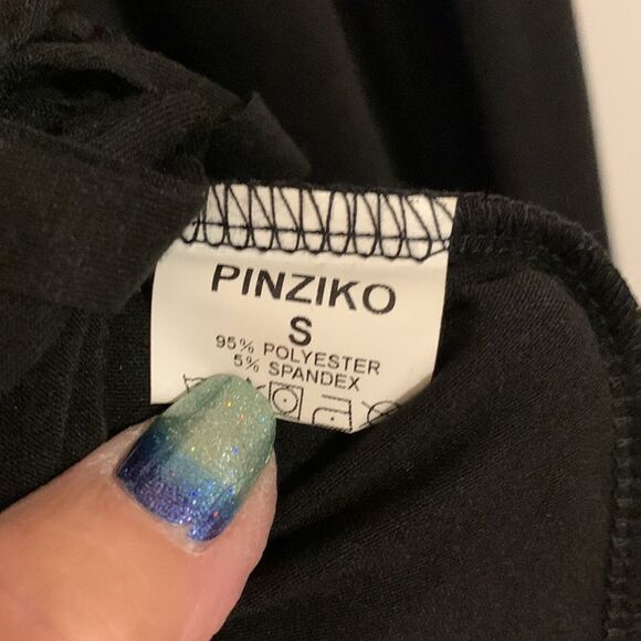 PINZIKO Size Small black sleeveless tank dress - Picture 5 of 6